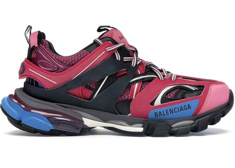 balenciaga pink blue track.